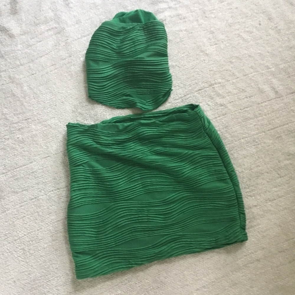 Shein mini skirt and matching halter top, new without tags, size small
